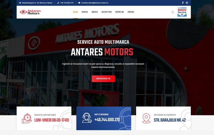 site web antares motors